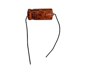 Capacitor Eletrolítico 47uF x 50V Axial 85º 81049 Siemens