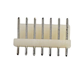 Conector KK 2,54MM Macho Branco 7 Vias 180°