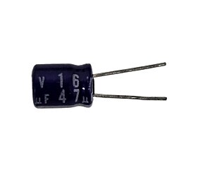 Capacitor Eletrolítico 47uF x 16V RD 85º Mini