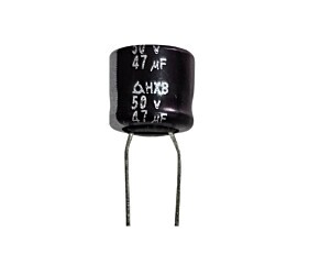 Capacitor Eletrolítico 47uf x 50V RD 105º Hxb