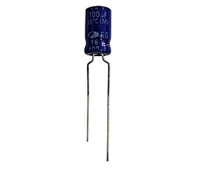 Capacitor Eletrolítico 100uF x 16V RD 85º Sg