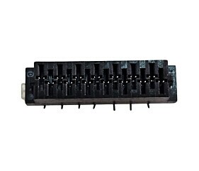 Conector 14 Vias Preto Femea