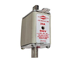 Fusível 20A 690V NH00 Ultra Rápido