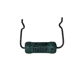 Resistor 15K 2W 5% Pre Formado Verde