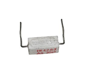 Resistor 4R7 1W 5% Porcelana