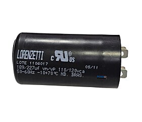 Capacitor Partida 189-227uF x 110-125Vac 50/60Hz Lorenzetti