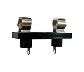 Porta Fusível Grande 6x30 Preto Fe-ad