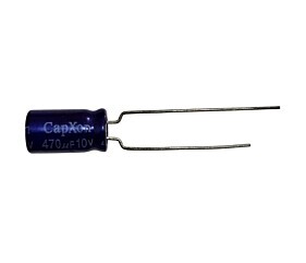 Capacitor Eletrolítico 470uF x 10V 85º Capxon
