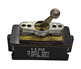 Chave Alavanca Metálica 2 Posições 10A 250V 15A 125V HP125/250V C.S202 Margirius