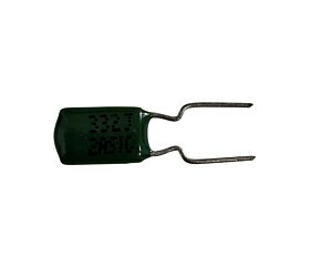 Capacitor Poliéster 3K3 X 100V = 332J2Asic Verde