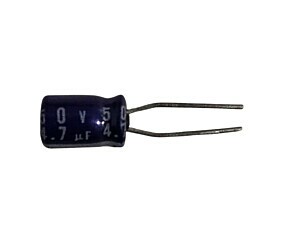 Capacitor Eletrolítico 4,7uF x 50V RD 85º Mini Rce