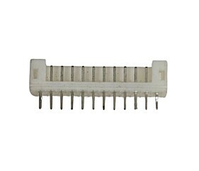 Conector Branco 12 Vias Macho 180º