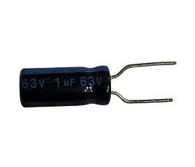 Capacitor Eletrolítico 1uF x 63V RD 85° Jamicon