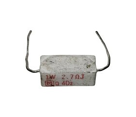 Resistor 2R7 1W 5% Porcelana Motorola