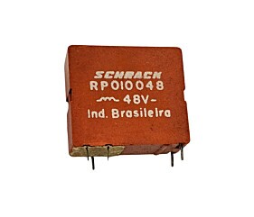 Relé RP010048 48V 8A 250V 5 Terminais Schrack