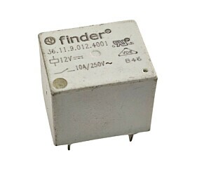 Relé 36.11.9.012.4001 10A 250V 5 Terminais Finder