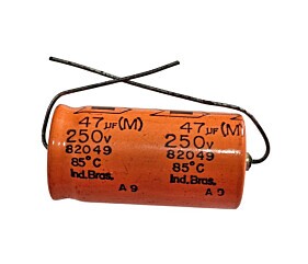Capacitor Eletrolítico 47uF x 250V Axial 85º 82049 Siemens