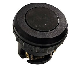 Botão de Emergência Preto Aralplas