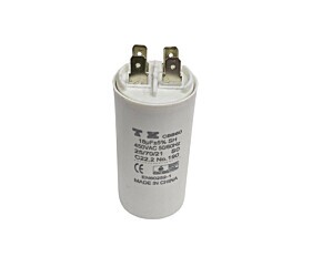 Capacitor Polipropileno 18uF x 450Vac 50/60Hz Plástico Faston CBB60 TK