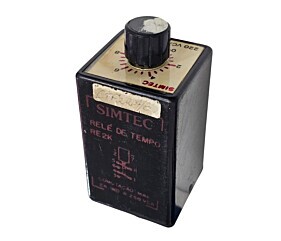 Relé de Tempo RE2K 0 A 10 Segundos CTF2RA4/6 220Vca Simtec
