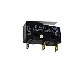 Chave Micro Switch SS-5GL 5A 125V 3A 250V 3 Terminais Omron