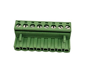 WJ2EDGK Borne Fêmea 8 Terminais 5.0 10A 250V AC Awg 14-22 Wanjie