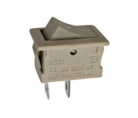 Chave Gangorra KCD1 6A 250V 10A 125V 2Terminais Cqc Daier