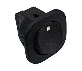 Chave Gangorra T120 6A 250V ON OFF Com Parafuso de Fixação Preta