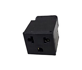 Adaptador de Cabo de Força Para Tomada 3 Entradas 10A 250V Exatronic