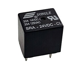 Rele SRA-24VDC-CL 20A 125V 5 Terminais Songle
