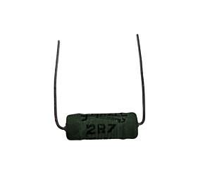 Resistor 2R7 5W 10% Axial Verde Fe-ad
