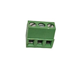 Borne DG500-5.08 10A 300V Awg 24-12 3 Pinos Verde Degson