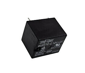 Rele 833H-1C-C 12V 5 Terminais Song Chuan