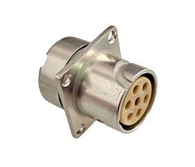 Conector XLR Fêmea 7 Pinos