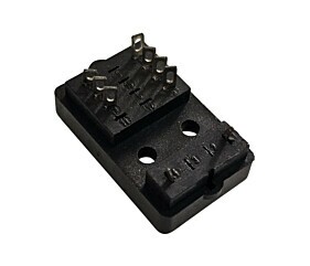 Soquete Para Relé 9 Pinos Preto