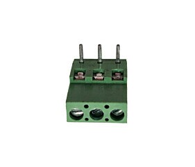Borne DG129-5.0 20A 300V AWG 26-12 3 Pinos Verde Degson