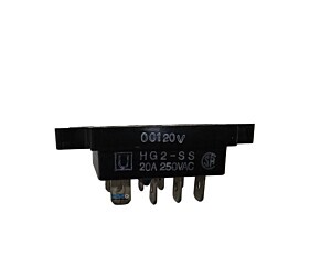 Suporte Para Rele 8 Terminais HG2-SS 20A 250Vac