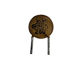 Capacitor Cerâmico 25pF x 50V 10% Z5U = 250 Z5U