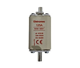 Fusível 125A 500V NH00 Ultra Rápido