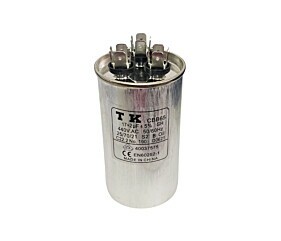 Capacitor Para Ar Condicionado 17+2uF x 440V 50/60Hz CBB65 TK