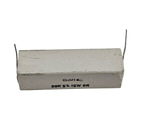 Resistor 39K 15W 5% Porcelana Branca