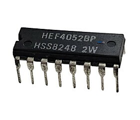 Circuito Integrado CD4052 = HEF4052BP