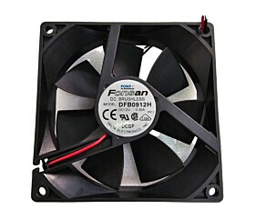 Cooler 90x90x25MM 12V 0,30A 2Fios DFB0912H Fonsan Dc Brushless Usado