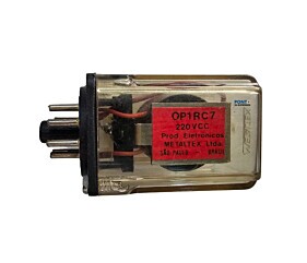 Rele OP1RC7 220VCC Metaltex