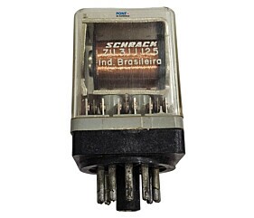 Rele ZU311125 Schrack 11 Terminais