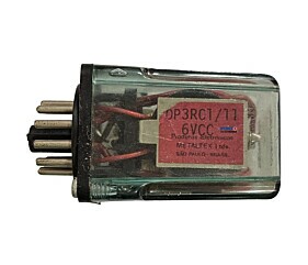 Rele OP3RC1/11 6VCC 11 Terminais Metaltex