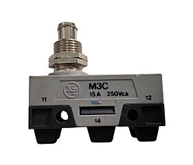 Micro Chave Fim de Curso Com Botão Para Painel 250V 15A M3C Kp