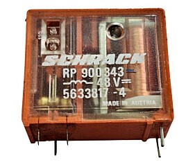 Rele RP900343 48V 5 Terminais Schrack