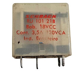 Rele RU101218 3,5A 18VCC 120VCA Schrack
