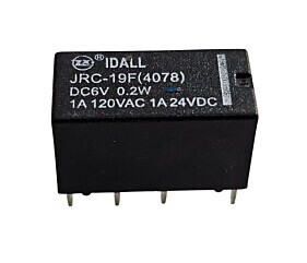 Rele JRC-19F (4078) DC6V 0.2W 1A 120V 24VDC Idall